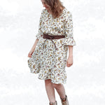 Schnittmuster Sarah – Lockeres Leinenkleid oder Tunika mit Saumrüschen Gr. 34-50 / BU 80-116 - Sewando