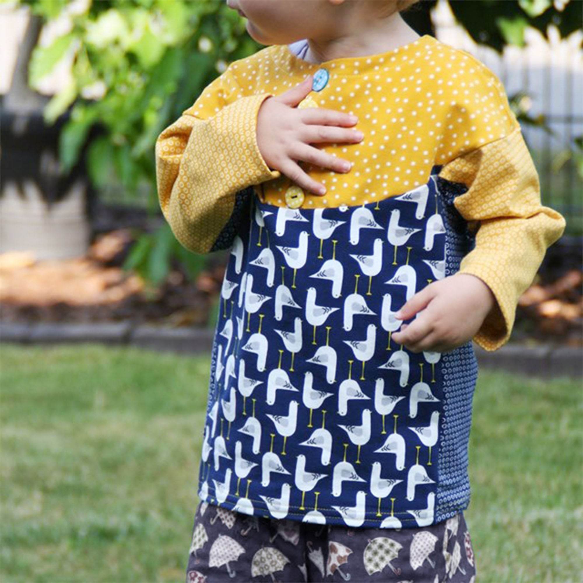 Schnittmuster Kindershirt Sari - Größe 80 - 164 - Sewando