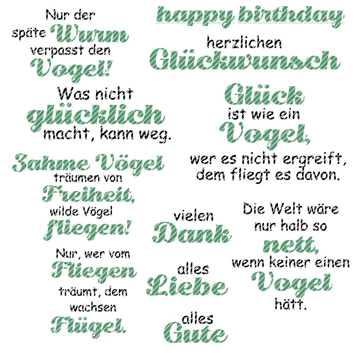 Digiset Ast mit Vogel Plotten, Sublimation, Drucken, Digistamp - Sewando