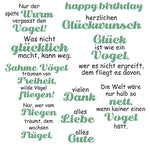 Digiset Ast mit Vogel Plotten, Sublimation, Drucken, Digistamp - Sewando