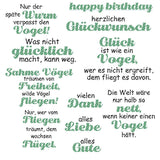 Digiset Ast mit Vogel Plotten, Sublimation, Drucken, Digistamp - Sewando