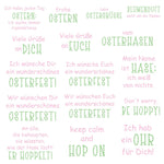 Digiset Osterhasi Sublimation, Digistamp, Digipaper - Sewando