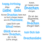 Digiset Flugdrache Plotten, Sublimation, Drucken - Sewando