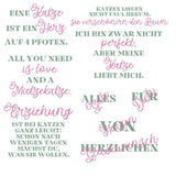 Digiset Blumenkatze Plotten, Sublimation, Drucken, Digistamp - Sewando