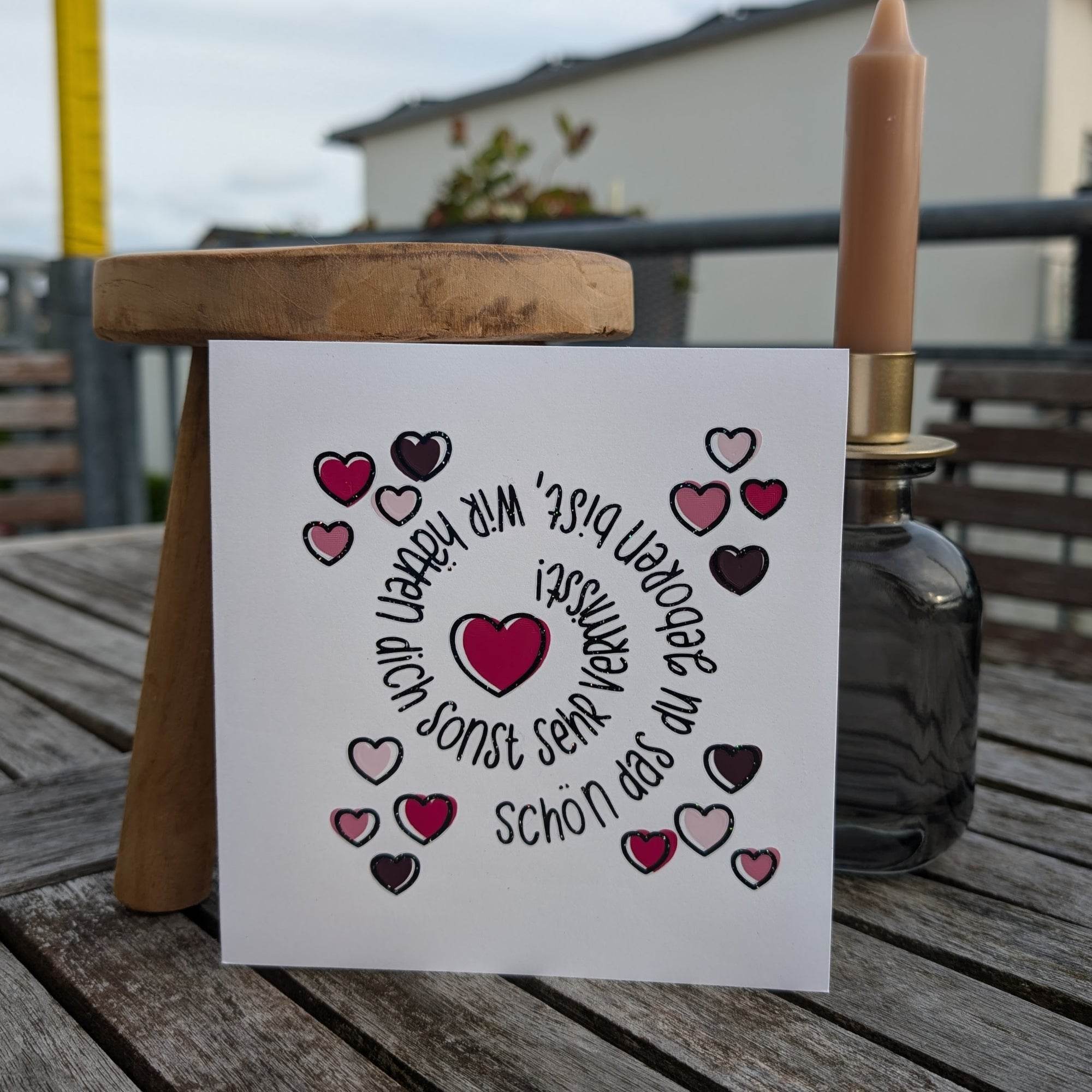 Plotterdatei Schön, dass du... - Sewando