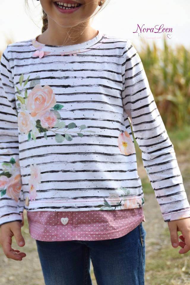 Happy Two in One - Gr 86-164 - Shirt im Lagenlook Schnittmuster - Sewando