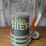 *Schön hier* 3D Druck-, Laser und Plotterdatei in 2 Varianten