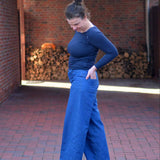 Schnittmuster Mid Waist Palazzo Jeans "Der ferne Pfad" Damen Gr. 16 - 31