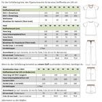 Jersey-Schlafanzug - Pyjama Set mit Shirt & Hose für Damen Gr. 34-50 / BU 80-116 - Sewando