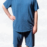 Schlafanzug für Herren - Gr. 44-60, Pyjama Set Shirt und Hose