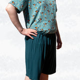 Schlafanzug für Herren - Gr. 44-60, Pyjama Set Shirt und Hose
