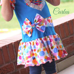 Happy Bow Größen 74 - 140 Tunika + Kleid Schnittmuster - Sewando