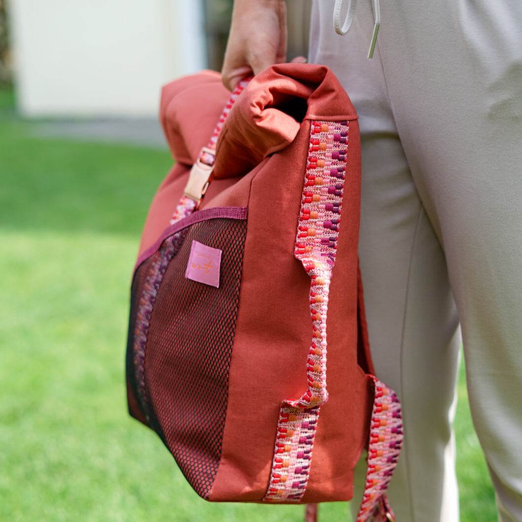 Schnittmuster Rolltop Rucksack Torben Nähanleitung - Sewando