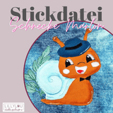 Stickdatei - Schnecke Marlon - Sewando