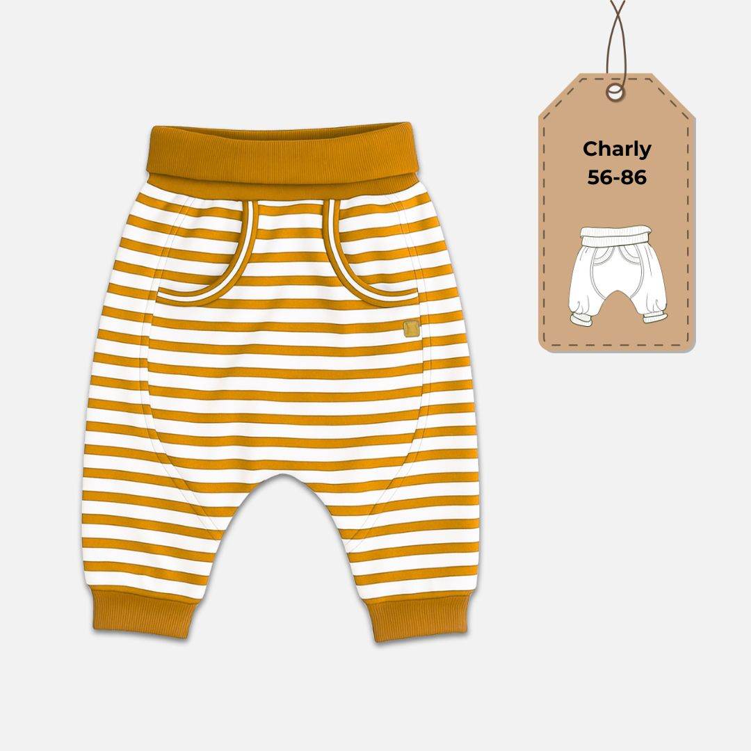 Schnittmuster Babyhose Charly – Pumphose Größen: 56–86 - Sewando