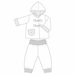 Schnittmuster Babyset Kombi Baby Jacke + Hose BRIO + LUCCA Ebook pdf Schnittmuster PDF Ebook download Patternforkids 