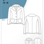 Schnittmuster Blazer, Jackett PAULISTA (34-46) : - Sewando