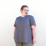 Schnittmuster Bluse mit Ärmelrüsche AREIA (34-58) : - Sewando