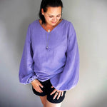 Schnittmuster Bluse mit Ballonärmeln PETUNIA (34-58) : - Sewando