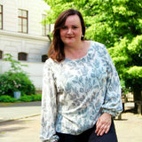 Schnittmuster Bluse mit Ballonärmeln PETUNIA (34-58) : - Sewando