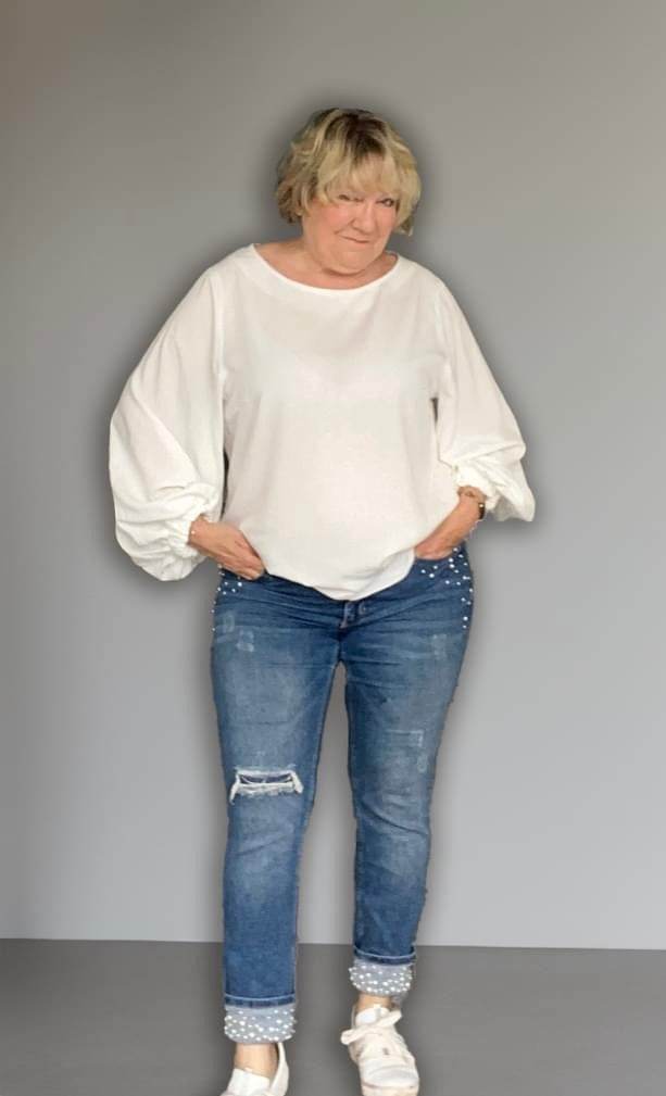 Schnittmuster Bluse mit Ballonärmeln PETUNIA (34-58) : - Sewando