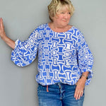 Schnittmuster Bluse mit Ballonärmeln PETUNIA (34-58) : - Sewando