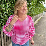 Schnittmuster Bluse mit Ballonärmeln PETUNIA (34-58) : - Sewando