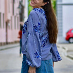 Schnittmuster Bluse mit Ballonärmeln PETUNIA (34-58) : - Sewando
