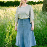 Schnittmuster Bluse mit Ballonärmeln PETUNIA (34-58) : - Sewando
