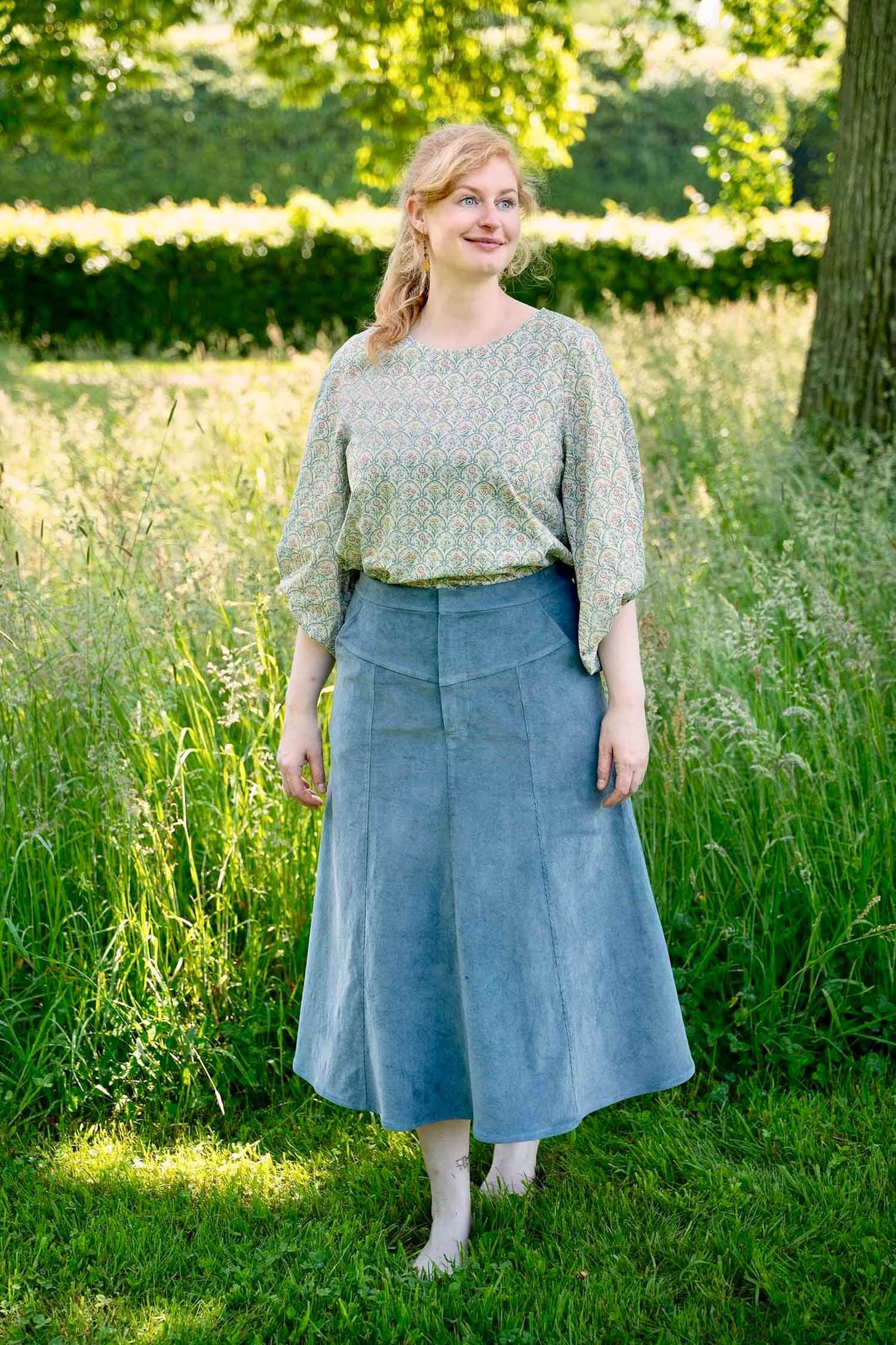 Schnittmuster Bluse mit Ballonärmeln PETUNIA (34-58) : - Sewando