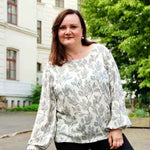 Schnittmuster Bluse mit Ballonärmeln PETUNIA (34-58) : - Sewando