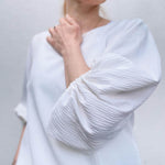 Schnittmuster Bluse mit Ballonärmeln PETUNIA (34-58) : - Sewando