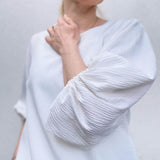 Schnittmuster Bluse mit Ballonärmeln PETUNIA (34-58) : - Sewando