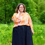 Schnittmuster Bluse mit Ballonärmeln PETUNIA (34-58) : - Sewando