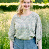 Schnittmuster Bluse mit Ballonärmeln PETUNIA (34-58) : - Sewando