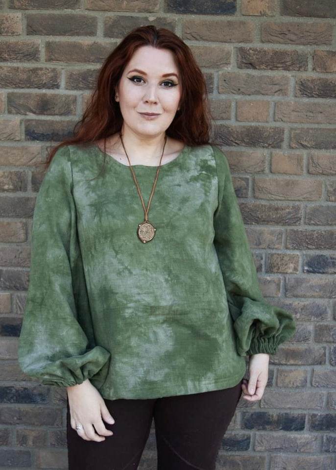 Schnittmuster Bluse mit Ballonärmeln PETUNIA (34-58) : - Sewando