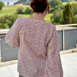 Schnittmuster Bluse mit Ballonärmeln PETUNIA (34-58) : - Sewando