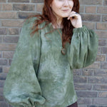 Schnittmuster Bluse mit Ballonärmeln PETUNIA (34-58) : - Sewando