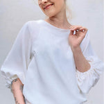 Schnittmuster Bluse mit Ballonärmeln PETUNIA (34-58) : - Sewando