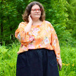 Schnittmuster Bluse mit Ballonärmeln PETUNIA (34-58) : - Sewando