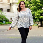 Schnittmuster Bluse mit Ballonärmeln PETUNIA (34-58) : - Sewando