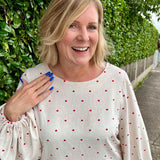 Schnittmuster Bluse mit Ballonärmeln PETUNIA (34-58) : - Sewando