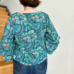 Schnittmuster Bluse mit Ballonärmeln PETUNIA (34-58) : - Sewando