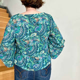 Schnittmuster Bluse mit Ballonärmeln PETUNIA (34-58) : - Sewando