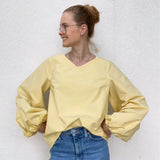 Schnittmuster Bluse mit Ballonärmeln PETUNIA (34-58) : - Sewando