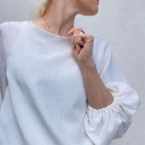 Schnittmuster Bluse mit Ballonärmeln PETUNIA (34-58) : - Sewando