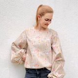 Schnittmuster Bluse mit Ballonärmeln PETUNIA (34-58) : - Sewando