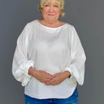 Schnittmuster Bluse mit Ballonärmeln PETUNIA (34-58) : - Sewando