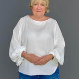 Schnittmuster Bluse mit Ballonärmeln PETUNIA (34-58) : - Sewando