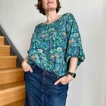 Schnittmuster Bluse mit Ballonärmeln PETUNIA (34-58) : - Sewando